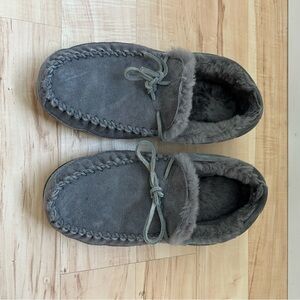 L.L. Bean Men's Gray Suede Loafers